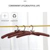 5 Pack Solid Sponge Hanger Non-Slip Wrapping Padded Hangers Clothes