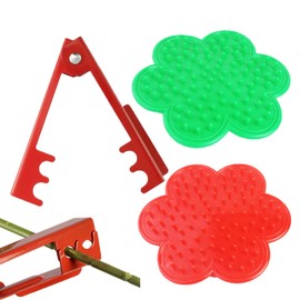 UtySty 3 Pack Rose Thorn Stripper Rose Stem Leaf Thorn Stripper Dethroned Pulls Floral Stripping Tool Thorns Removal Tool Kit Thorn Remover for Roses Bouquet Flower Arrangements Rosebushes Florist