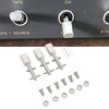 3pcs Toggle Switch Matte Chrome Coating Heavy Duty Toggle Flick