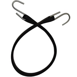Reliable Aftermarket Parts Our Name Says It All, One New Rubber 21" Universal Bungee Cord Strap Tiedown with Steel S Hooks