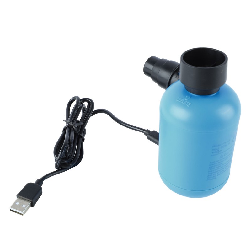 Electric Air Pump Portable Blue Inflator Deflator Pump Perfect for