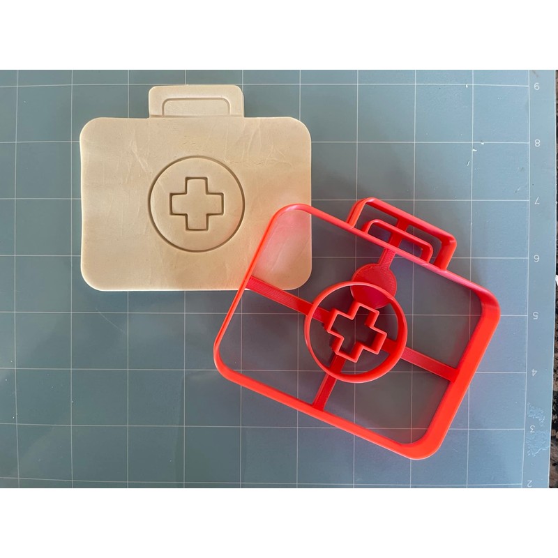 First Aid Kit Bag Cookie Cutter