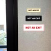 All Quality Standard Not an Exit Wall or Door Sign