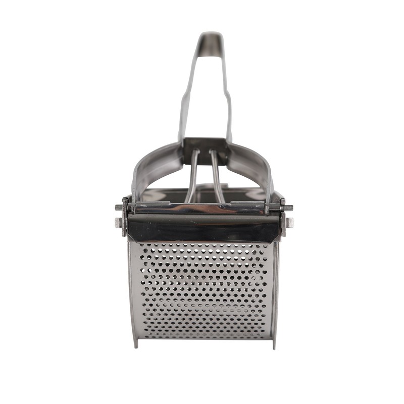 axentia Stainless Steel Potato Ricer and Spaetzle Press with 85