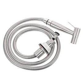 AngoilySink Side Sprayer, Stainless Steel Sink Spray Braces Kit, Sink Hose Faucet Hose Sprayer Replacement Handheld Sprayer Kit Kitchen Faucet Sprayer Sink Pull out Spray Head Supplies Nozzle
