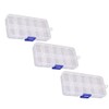 EXCEART 3 Pieces Assortment Box Small Sorting Boxes Plastic Transparent