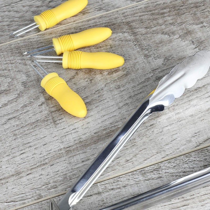 Chef Craft Select Soft Corn Holders, 6 piece set, Yellow