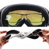 Ski Goggles, Rx Insert, Optical Adapter, Flexible, Bendable, Universal Size,