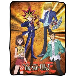 Yu-Gi-Oh! Manta de anime | Character Yami Joey Tea Tristan - Manta ligera y suave de forro polar para cama y sofá, 45 x 60 pulgadas