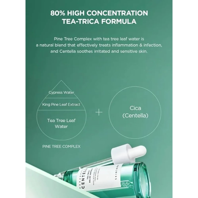 Skin1004 Madagascar Centella Tea Trica Piel Bha Acne 4 Kit