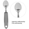 5pcs Special Supplies Adaptive Utensils Stainless Steel Rubber Handle Elderly