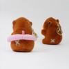 Clearstone Capybara Plush Keychain Chabimaru Float (Unicorn) 18.5cm Brown