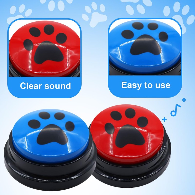 WUSJCOF 2 Pieces Buzzer with Recording Function, Intelligence Toy for