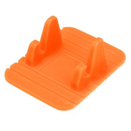 X AUTOHAUX Car Phone Holder Anti-slip Dashboard Phone GPS Mounting Mat Orange