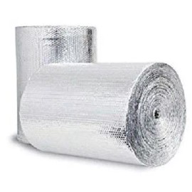 Foil-Double Bubble-Foil Bubble Insulation Heat Reflective Double Foil Radiant Barrier 2ft x10ft 20sqft