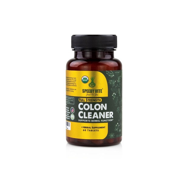 SpeedyVite® Organic Colon Cleaner Full Strength - (60 Veg Tablets)
