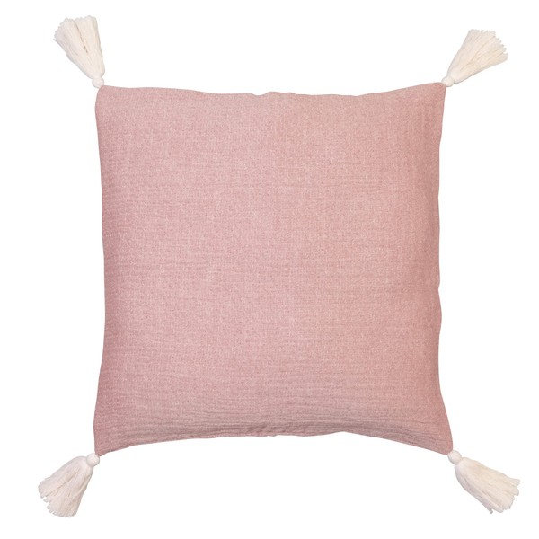 Jean & Len Cushion cover with tassels made of 100%