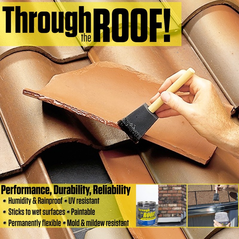 Through The Roof Sealant Clear Gallon Kit, Pack of 1