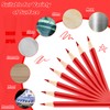 48Pcs Red Marking Pencil Red Glass Marking Pencil Carpenter Pencil