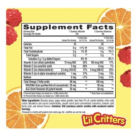 Lil Critters Omega 3 Niños 120 Gomitas