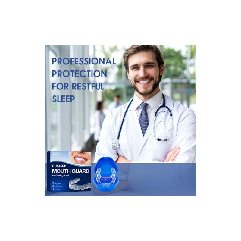 OHALEEP Anti Grinding Mouth Guard for Teeth Protection