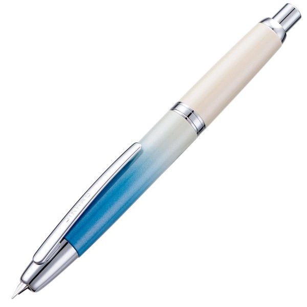 Jinhao 10 Series Press Fountain Pen Gradient Blue Retractable Extra