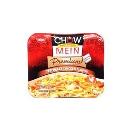 Chow Mein Instant Noodle (Teriyaki Chicken Flavor) - 4oz [Pack of 12] by Nissin