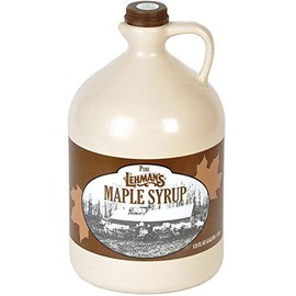 Lehman's Real Pure Maple Syrup U.S. Grade A Medium Amber Half Gallon Jug