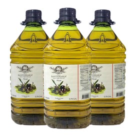 Olivar Santamaria Olivar Santamaria | Extra Virgin Olive Oil | Premium Picual Variety | First Cold Pressed | Spain | High Polyphenol | Perfect for Salad Dressings | Cooking | Frying & Marinades | 101.44 oz (3 Liter) (Pack of 3)