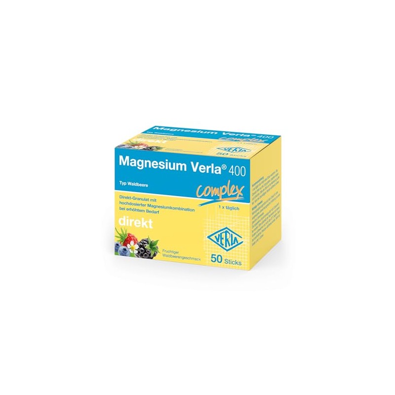 Magnesium Verla 400 Direct Wild Berry - High Dose Magnesium