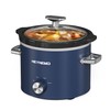 2 QT Small Slow Cooker, 3 Adjustable Temp, Upgraded Ceramic