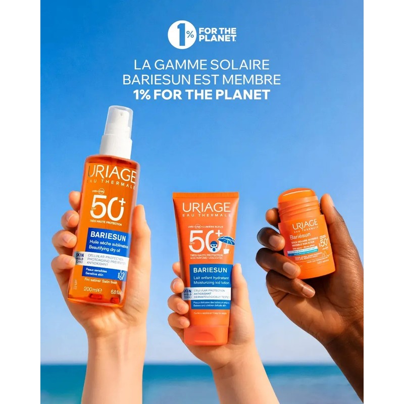 Bariesun Aceite Seco Embellecedor Spf50 - Uriage 200 Ml