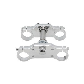 REBEKAMODS 7/8" Handlebar Risers Front Fork 33mm Triple Tree Mount Clamp for CRF50 Motocycle Dirt Pit Bike Mini Bike 70cc 90cc 110cc 125cc, Silver