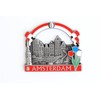 Amsterdam (Netherlands) - 3D Metal Fridge Magnet for Kitchen Refrigerator