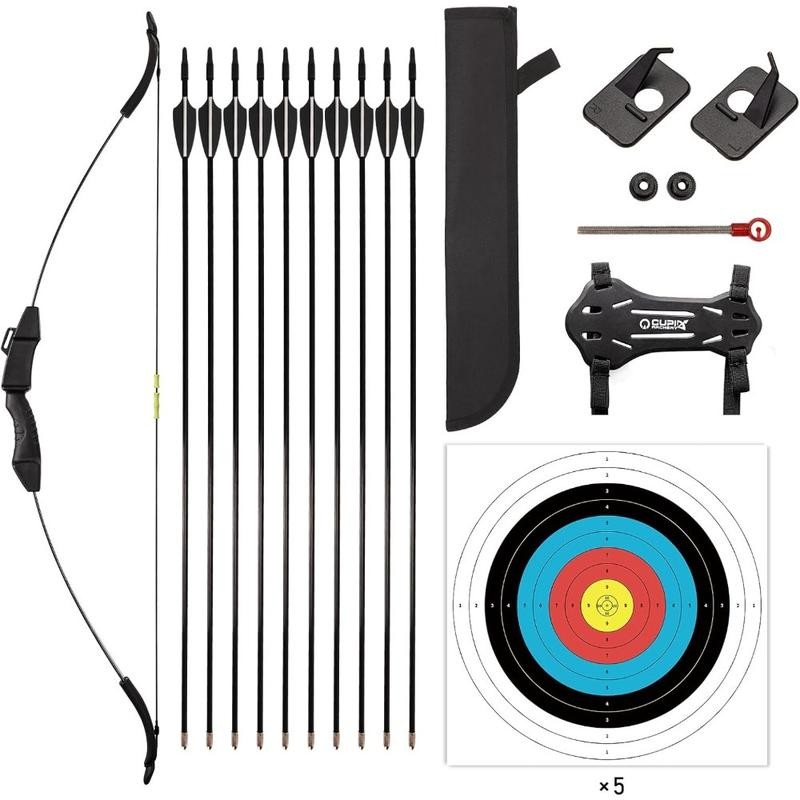 Bow and Arrow Set for Kids-Archery Beginner Gift with 10