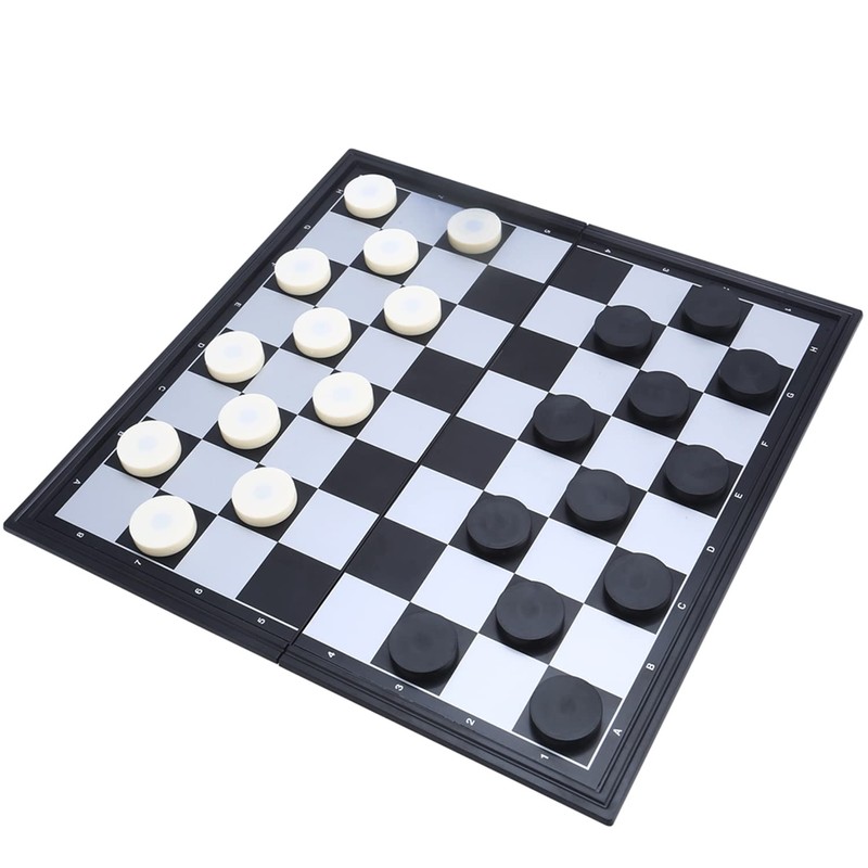 QuadPro 3 in 1 Magnetic Chess Checkers Backgammon Board Game