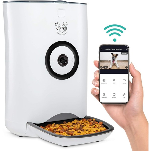 Arf Pets Smart Automatic Pet Feeder & Food Dispenser with