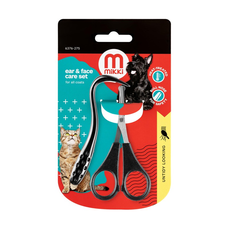 Mikki Dog, Cat Ear and Face Grooming Care Set -