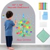 Magnetic Wall Decal for Kids, 40"x32" Magnetic Arch Chalkboard for