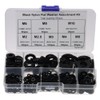 Fudeshe 550Pcs Flat Washers Assortment Kit,Black Durable M2 M2.5 M3