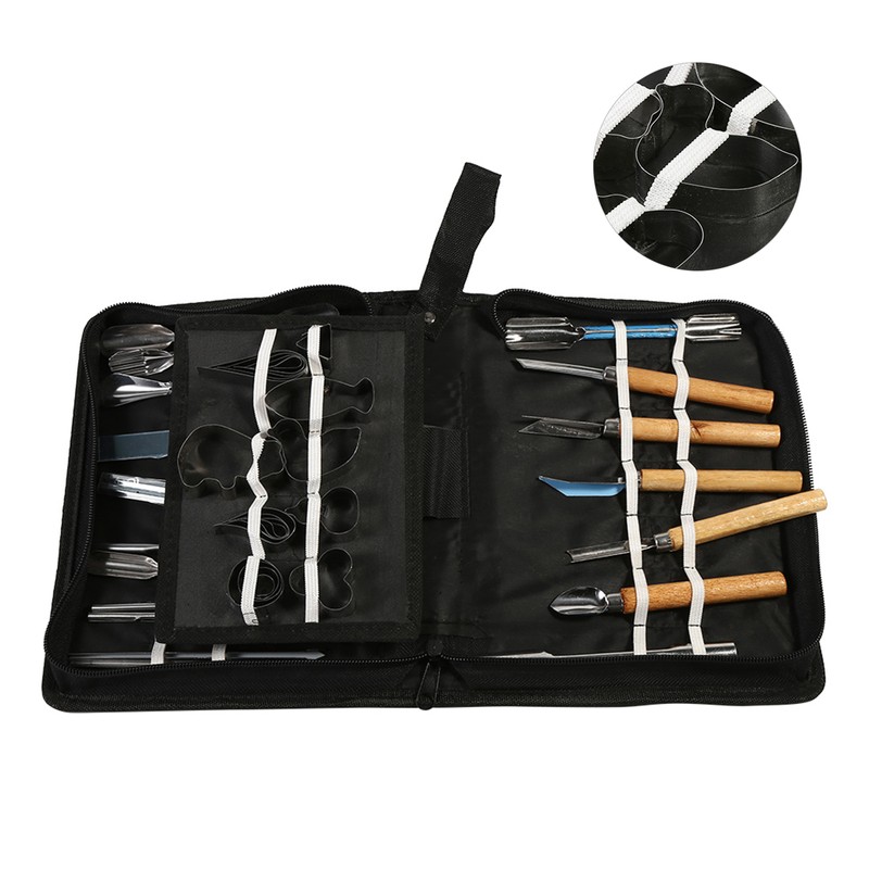 1 Set 46Pcs Carving Tools Kit Portable Vegetable Fruit Food