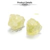 Top Plaza 2Pcs Natural Raw Citrine Crystal Rock Stone Healing