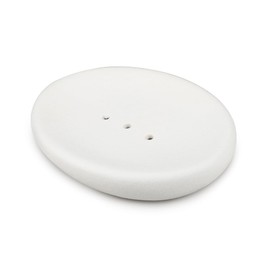 Bochino Ceramic Soap Dish, Matte Japanese Style Decorative Soap Holder,Non-Slip Soap Bar Holder for Shower, Bathroom Kitchen Sink (White)