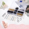 Hair Pins Kit, 343 Pieces Metal Wavy Shape Hair Clips,