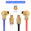 Auxazalux Shift Knobs Air Line Kit Compatible with 9 10