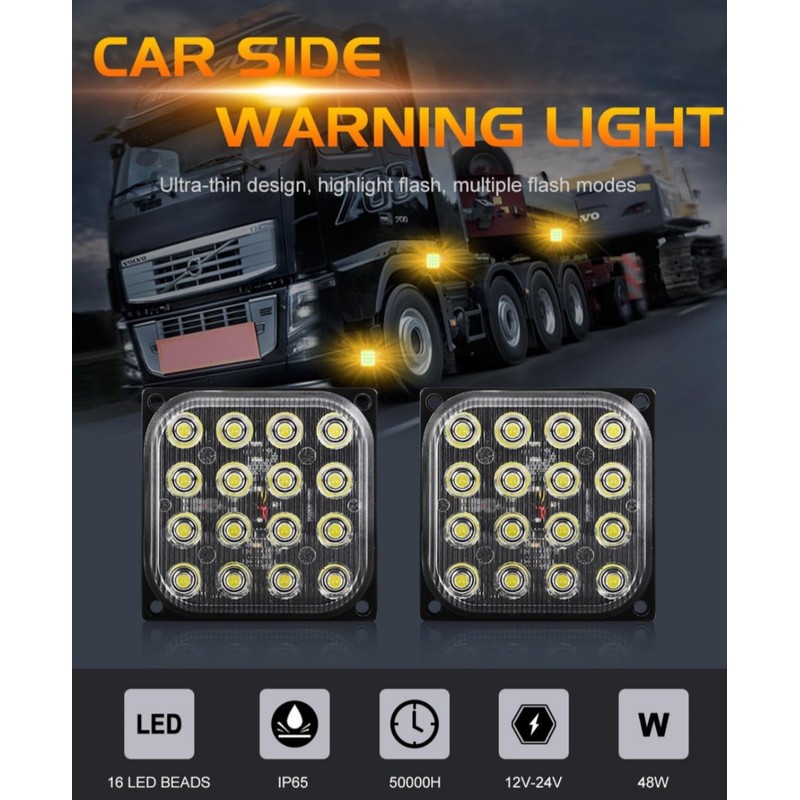 Super Bright LED Strobe Light, Daylight, Strobe Flash, Work Light,