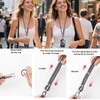 CJCRQU 3-in-1 Detachable Mobile Phone Lanyard Adjustable Crossbody Cell Phone