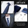 Diamday 8 Pcs Tie Tacks for Men 14K Gold Plated