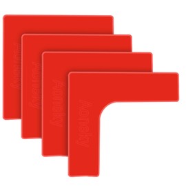 Aoneky Portable Badminton Court Line Markers Kit - Outdoor Driveway Badminton Court Boundary Throw Down Markers - Lines Marking Set