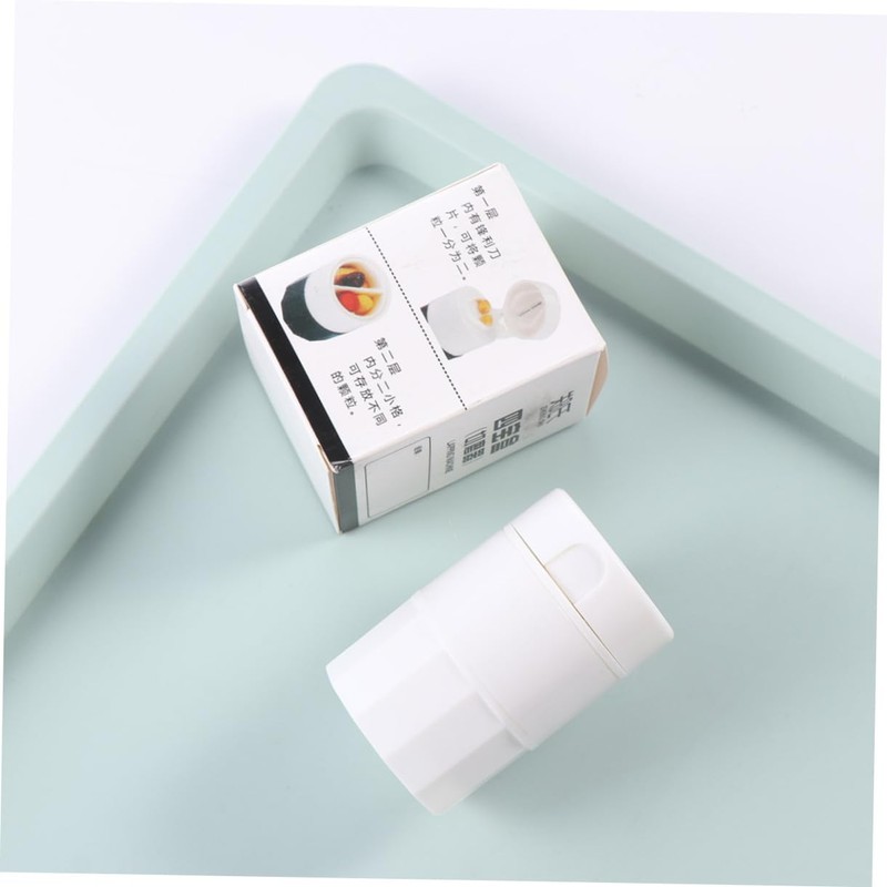 Ipetboom 2Pcs Box Portable Pill Cutter Convenient Medication Divider for